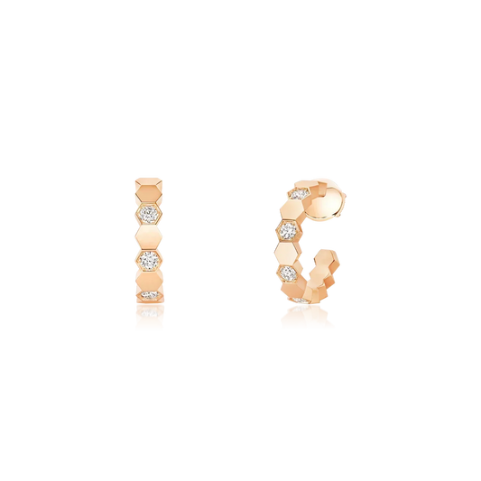 [BLUE TEARS]Hollow Design Four-Leaf Clover Flower Shape  Earrings