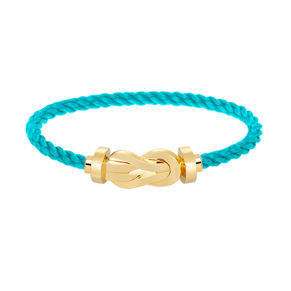 [BLUE TEARS]CHANCE LARGE 8 FIGURE BUCKLE NO DIAMOND BRACELET GOLD