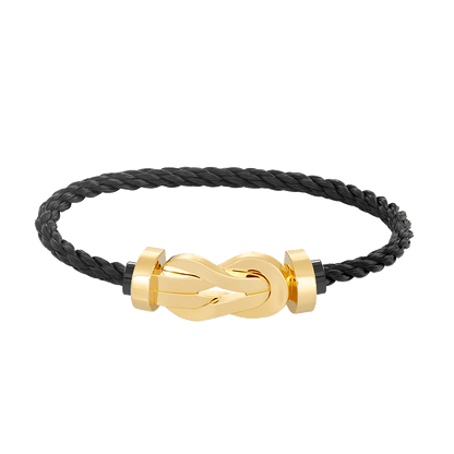 [BLUE TEARS]CHANCE LARGE 8 FIGURE BUCKLE NO DIAMOND BRACELET GOLD
