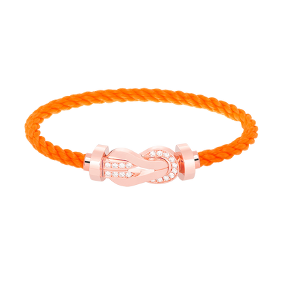 [BLUETRÄNEN]CHANCE GROSSES 8-FACH-SCHNALLE HALBDIAMANTARMBAND ROSÉGOLD