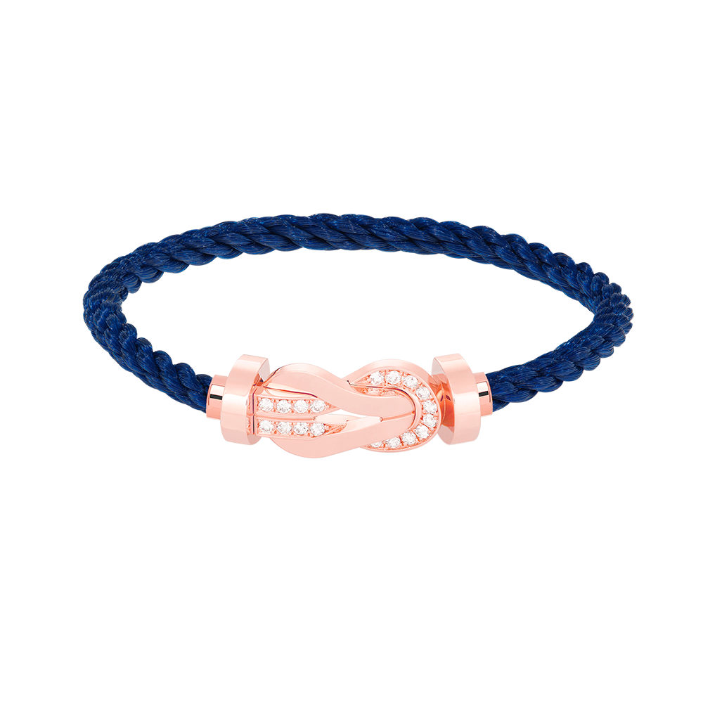 [BLUETRÄNEN]CHANCE GROSSES 8-FACH-SCHNALLE HALBDIAMANTARMBAND ROSÉGOLD