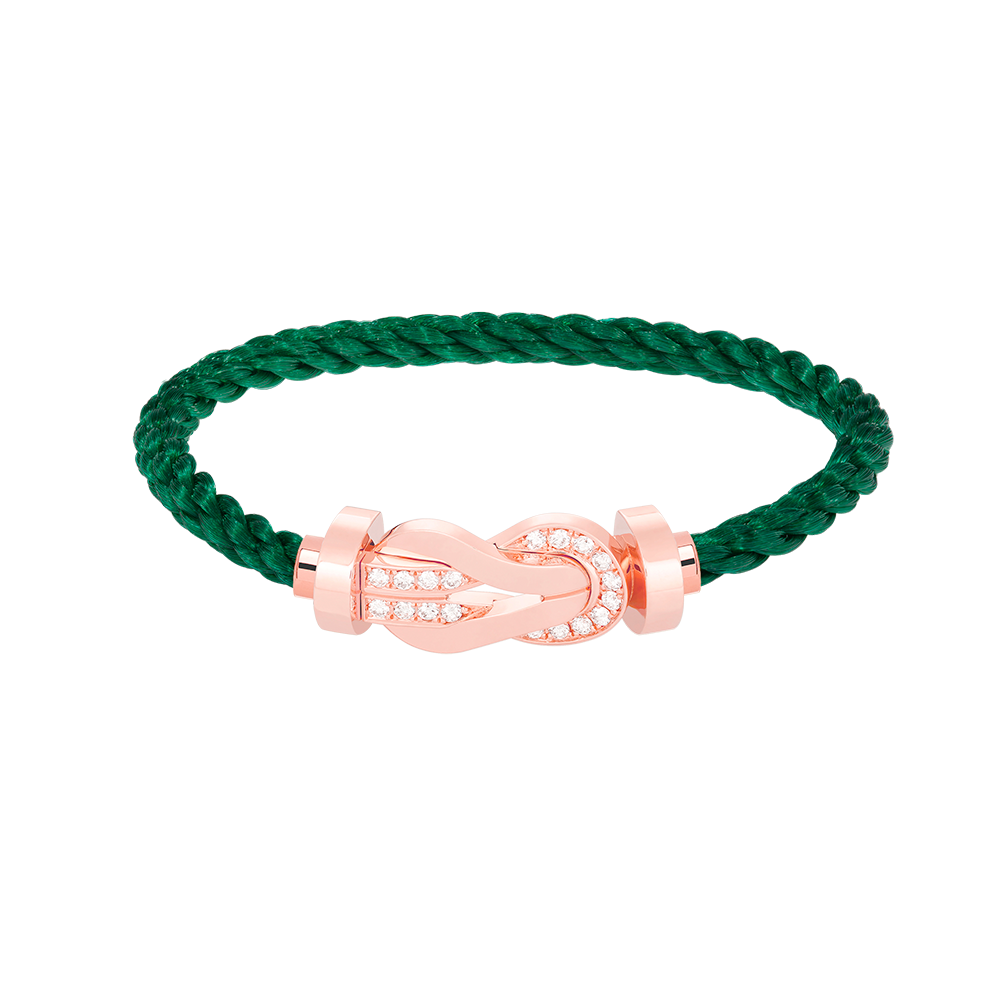 [BLUETRÄNEN]CHANCE GROSSES 8-FACH-SCHNALLE HALBDIAMANTARMBAND ROSÉGOLD