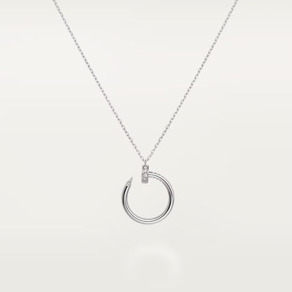 [Blue Tears Jewelry]JUSTE NECKLACE HALF DIAMOND