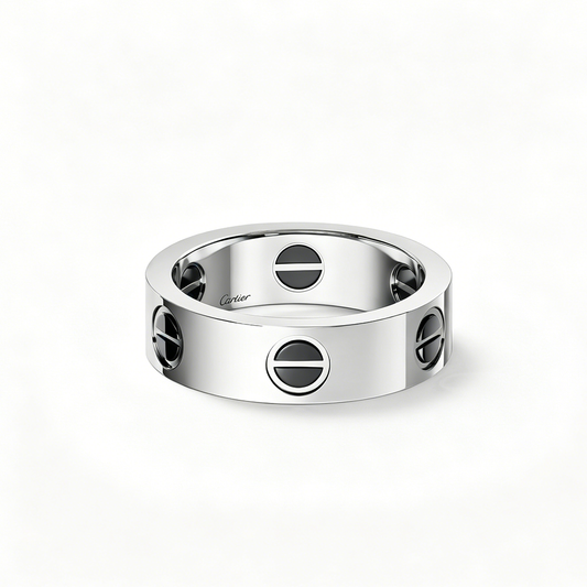 [Blue Tears Jewelry]LOVE RING 5.5MM NO DIAMONDS  CERAMIC