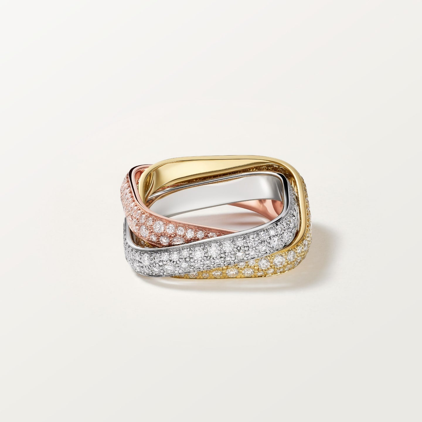 [Blue Tears Jewelry]TRINITY 3.5MM CUSHION RING COLLECTION