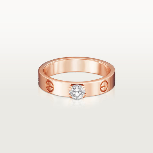 [Blue Tears Jewelry]LOVE RING 3.6MM 1 BIG DIAMOND
