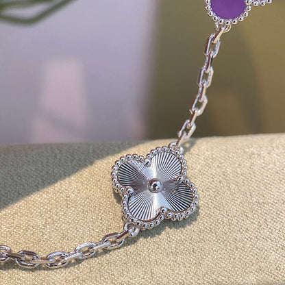 [BLUE TEARS] CLOVER 5 MOTIF VIOLET BRACELET COLLECTION