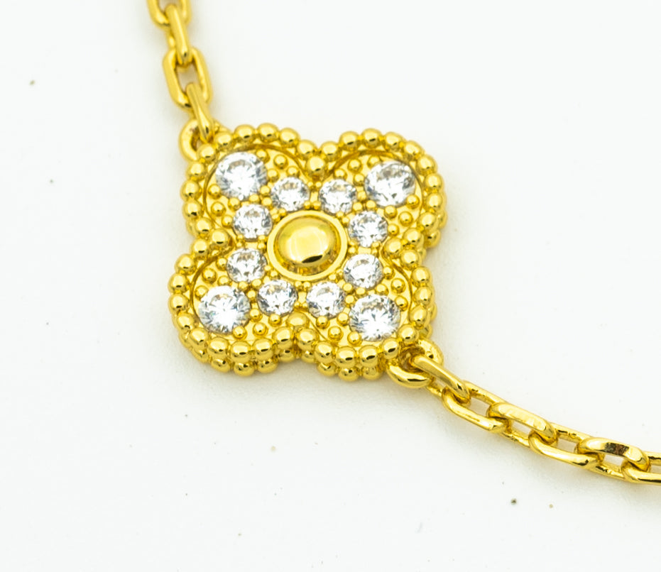 [BLUE TEARS] CLOVER 5 MOTIF LASER BRACELET COLLECTION