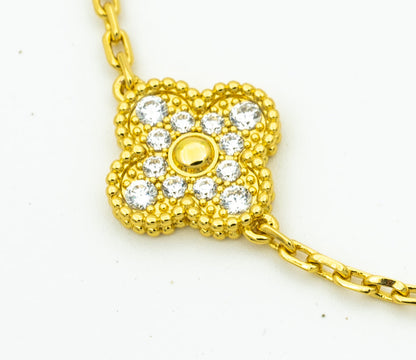 [BLUE TEARS] CLOVER 5 MOTIF LASER BRACELET COLLECTION