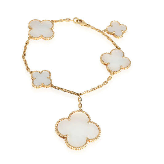 [BLUE TEARS]MAGIC CLOVER MOP GOLD BRACELET 5 MOTIFS