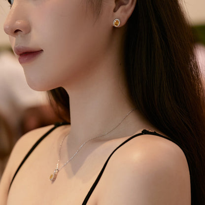 [Nova Jewelry]Delicate Radiant Oval Cut Daily Earrings