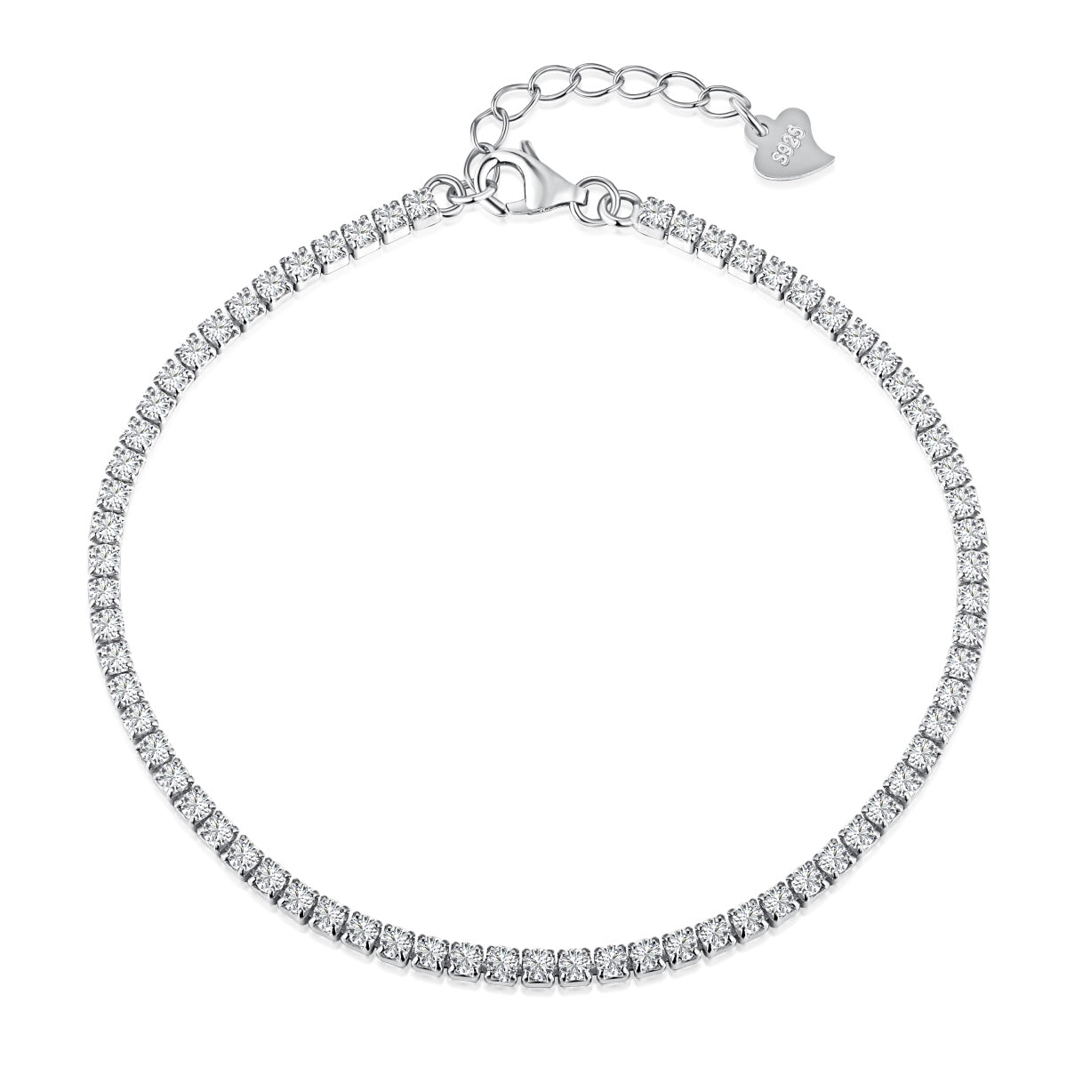 [Nova Jewelry]Radiant Shinning Princess Cut Tennis Bracelet