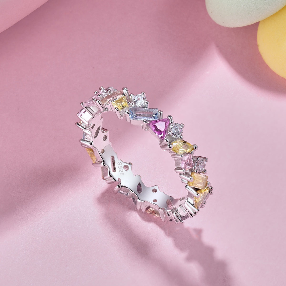 [Nova Jewelry]Dazzling Polychromatic Multi cut Daily Ring