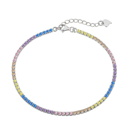 [Nova Jewelry]Dazzling Colorful Round Cut Daily Bracelet