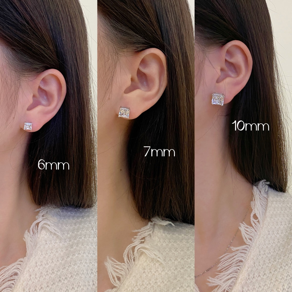 [Nova Jewelry]Delicate Square Shape Earrings
