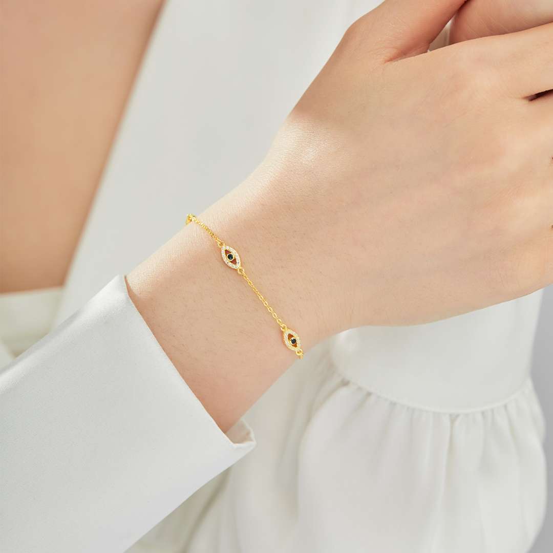 [Nova Jewelry]Evil Eye Shape Pendent Necklace