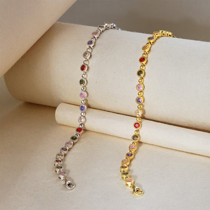 [Nova Jewelry]Sparkling Exquisite Round Cut Party Bracelet