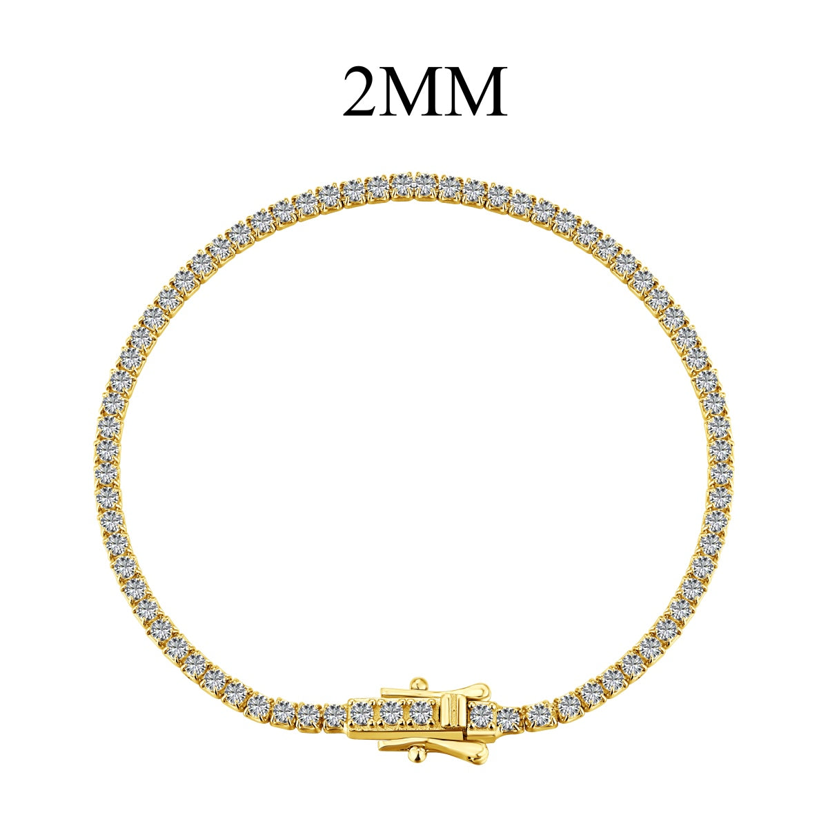 [Nova Jewelry]Radiant Colorful Round Cut Party Bracelet