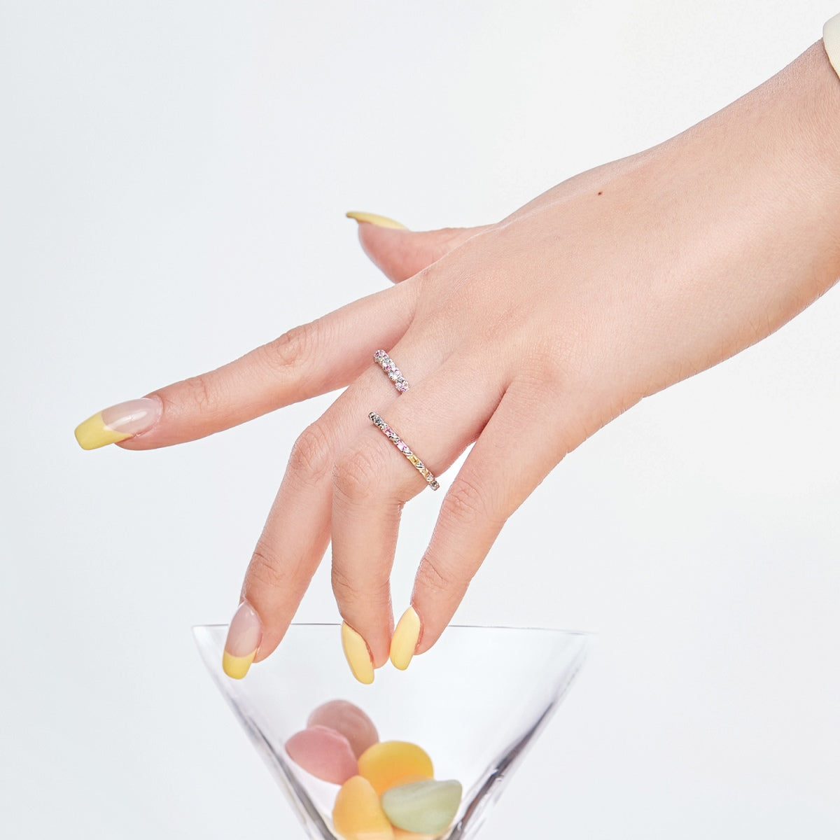 [Nova Jewelry]Charming Colorful Round Cut Daily Ring