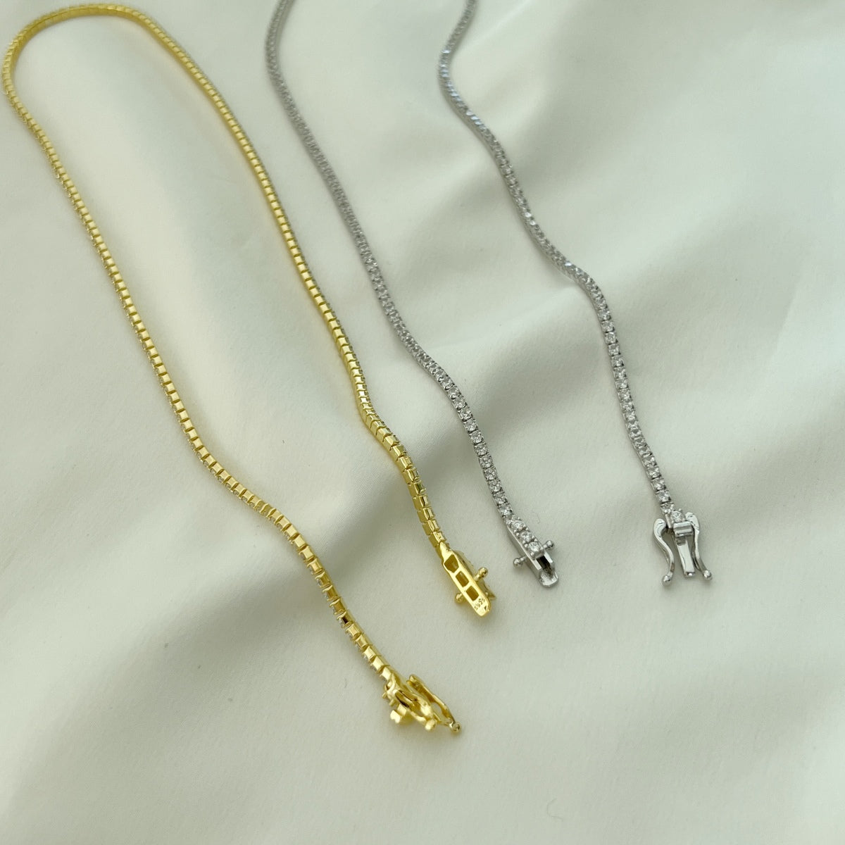 [Nova Jewelry]Delicate Round Shape Tennis Necklace