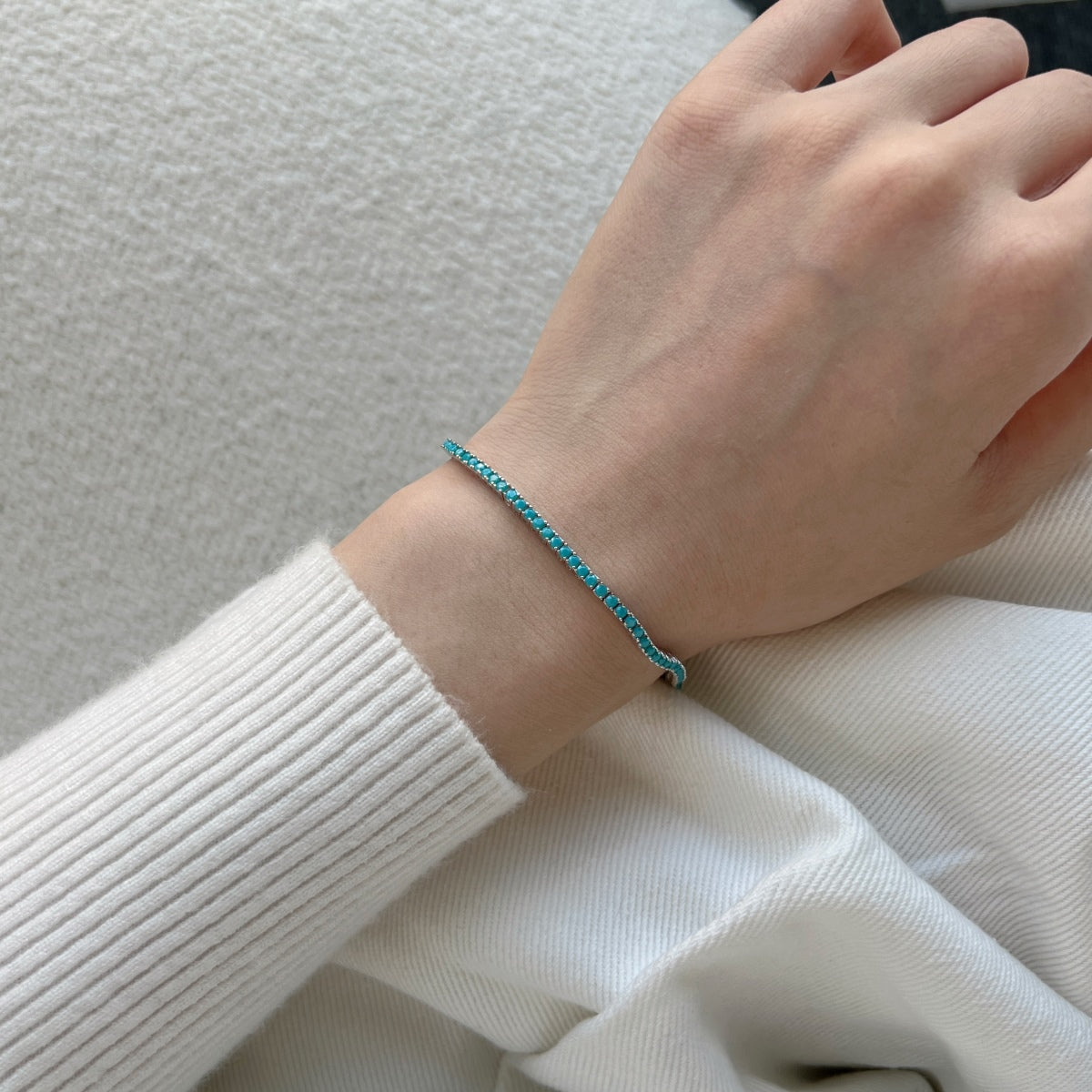 [Nova Jewelry]Dazzling Exquisite Round Cut Daily Bracelet