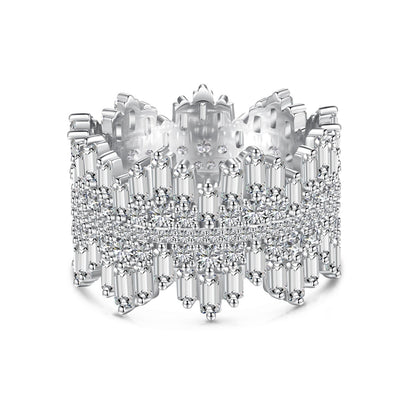 [Nova Jewelry]Luxurious Colorful Radiant Cut Daily Ring