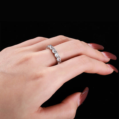 [Nova Jewelry]Eternity Round Cut Tennis Ring