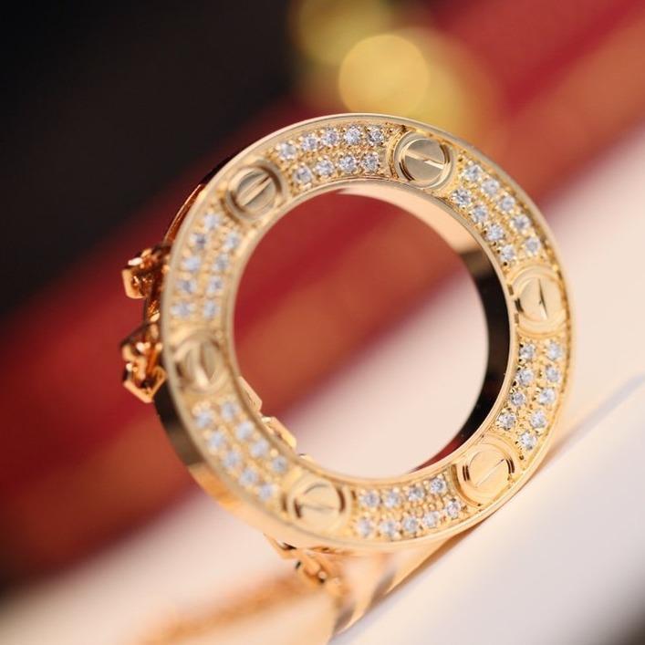 [BLUE TEARS]LOVE NECKLACE ADJUSTABLE ROSE GOLD