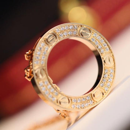 [BLUE TEARS]LOVE NECKLACE ADJUSTABLE ROSE GOLD