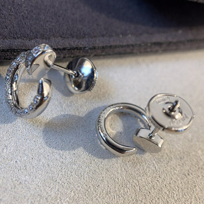[BLUE TEARS]JUSTE EARRINGS SILVER DIAMONDS