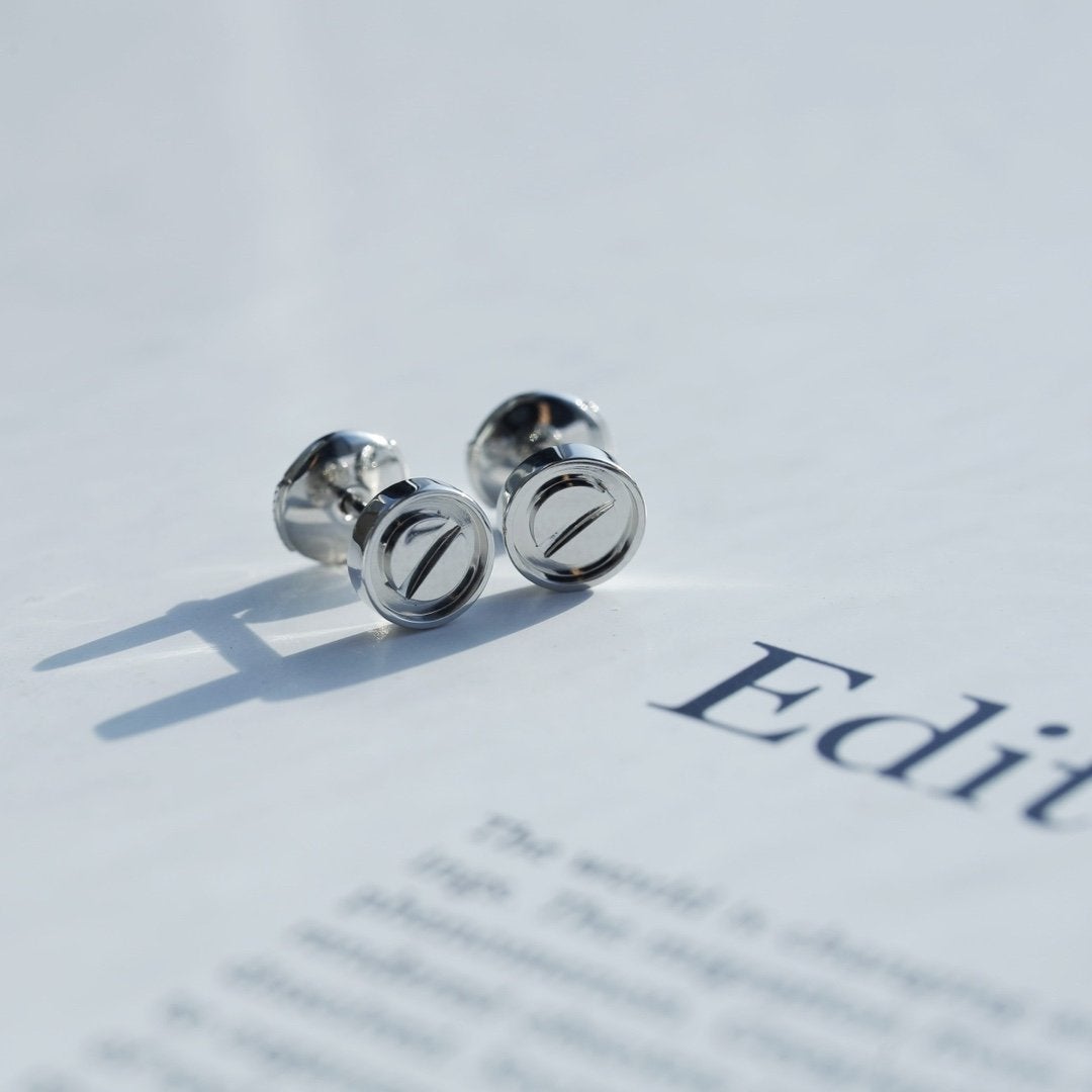 [BLUE TEARS]LOVE EARRINGS SILVER 10MM