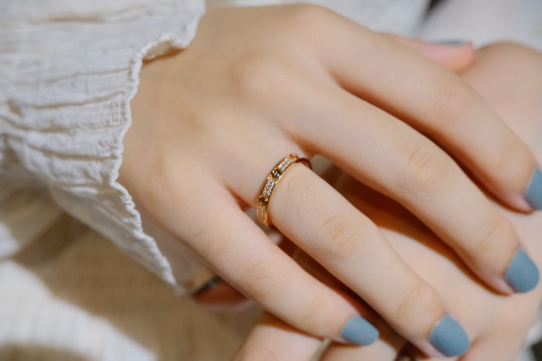 [BLUE TEARS]LOVE RING 2.65MM DIAMOND