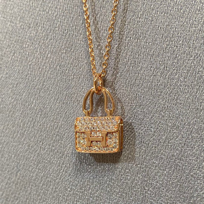 [BLUE TEARS]CONSTANCE PEDANT DIAMOND NECKLACE