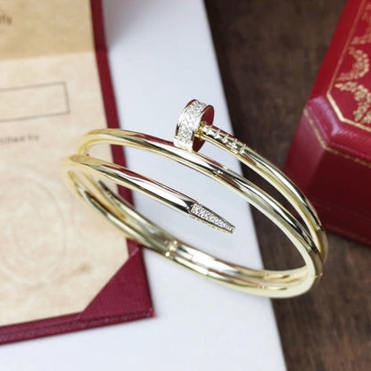 [BLUE TEARS]JUSTE BRACELET 3.5MM DOUBLE ROW DIAMOND