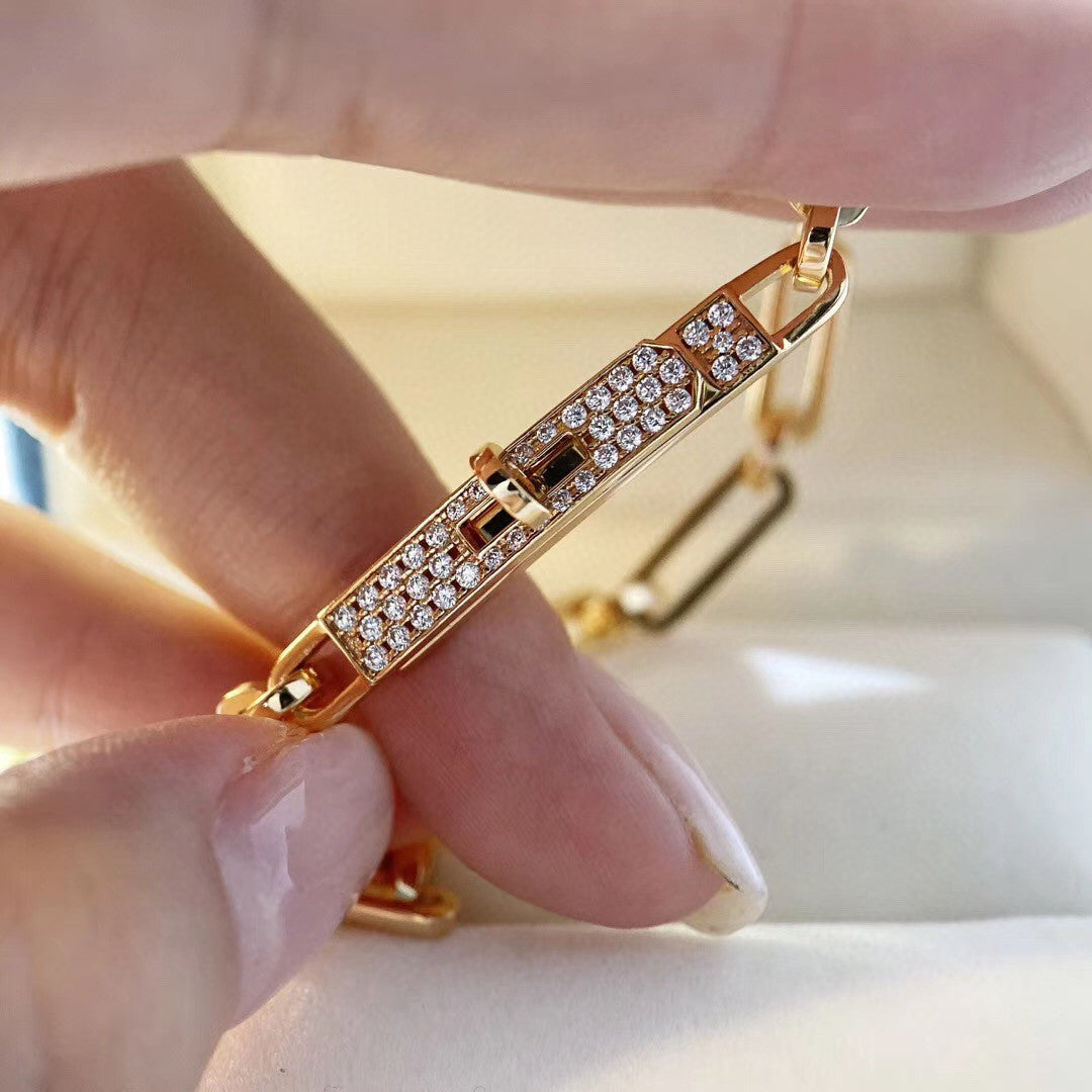 [BLUE TEARS]CHAINE BRACELET SMALL MODEL DIAMOND