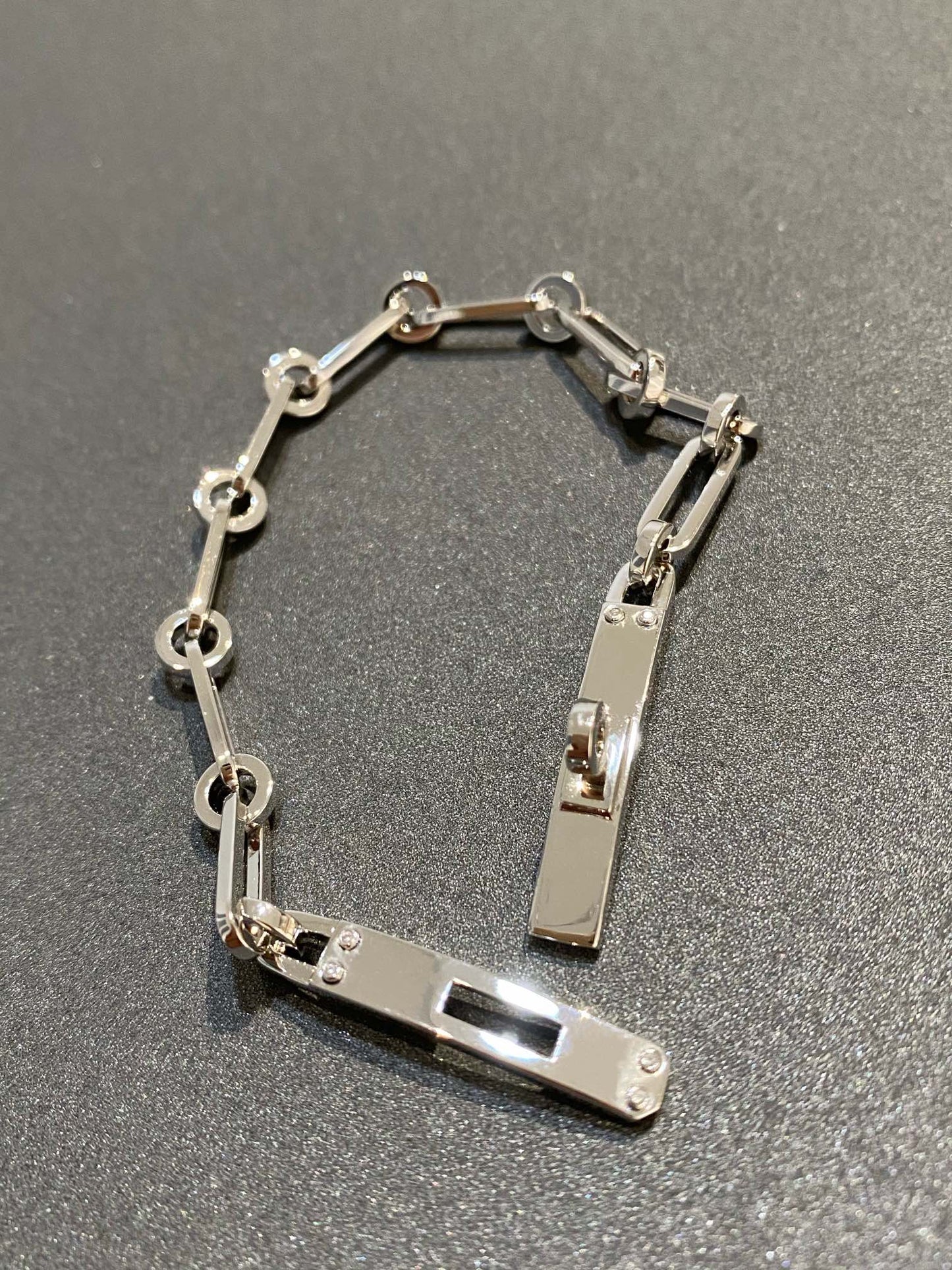[BLUE TEARS]CHAINE BRACELET SMALL MODEL DIAMOND