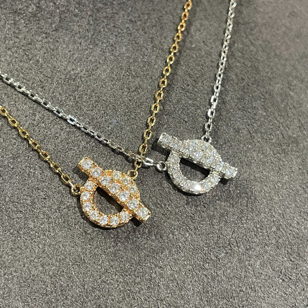 [BLUE TEARS]ECHAPEE NECKLACE DIAMOND