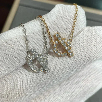 [BLUE TEARS]ECHAPEE NECKLACE DIAMOND