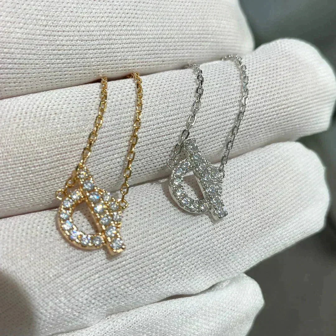 [BLUE TEARS]ECHAPEE NECKLACE DIAMOND