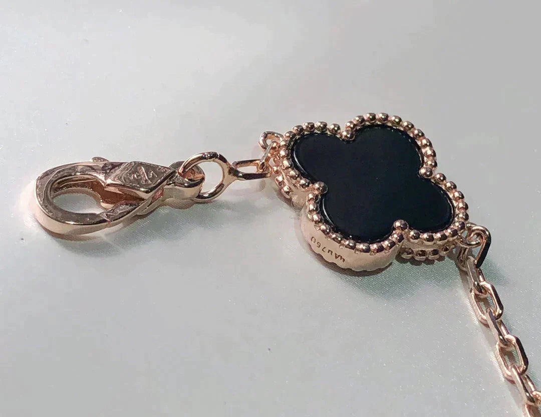 [BLUE TEARS]CLOVER 5 MOTIFS MULTICOLOR  BRACELET