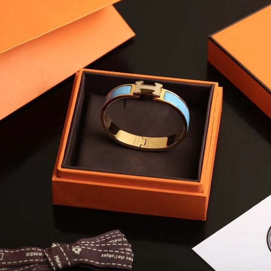 [BLUE TEARS]H CLOUD BLUE BRACELET GOLD DIAMOND