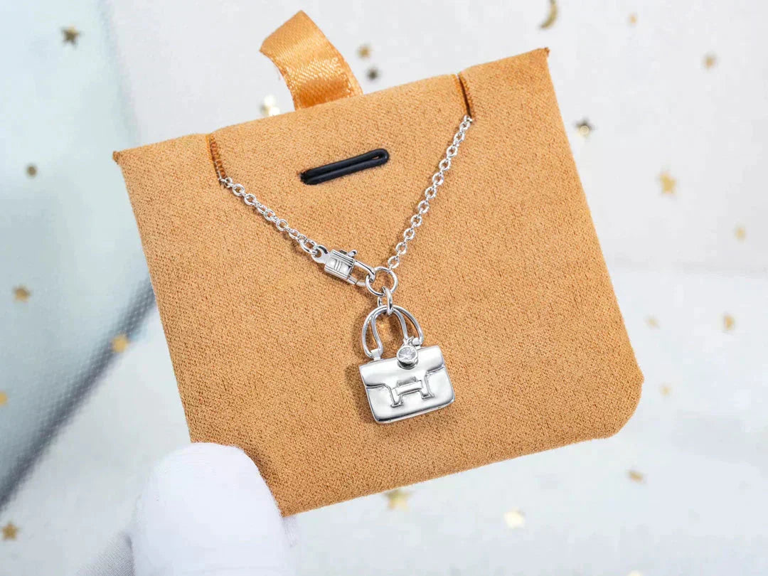 [BLUE TEARS]AMULETTE PEDANT SILVER NECKLACE