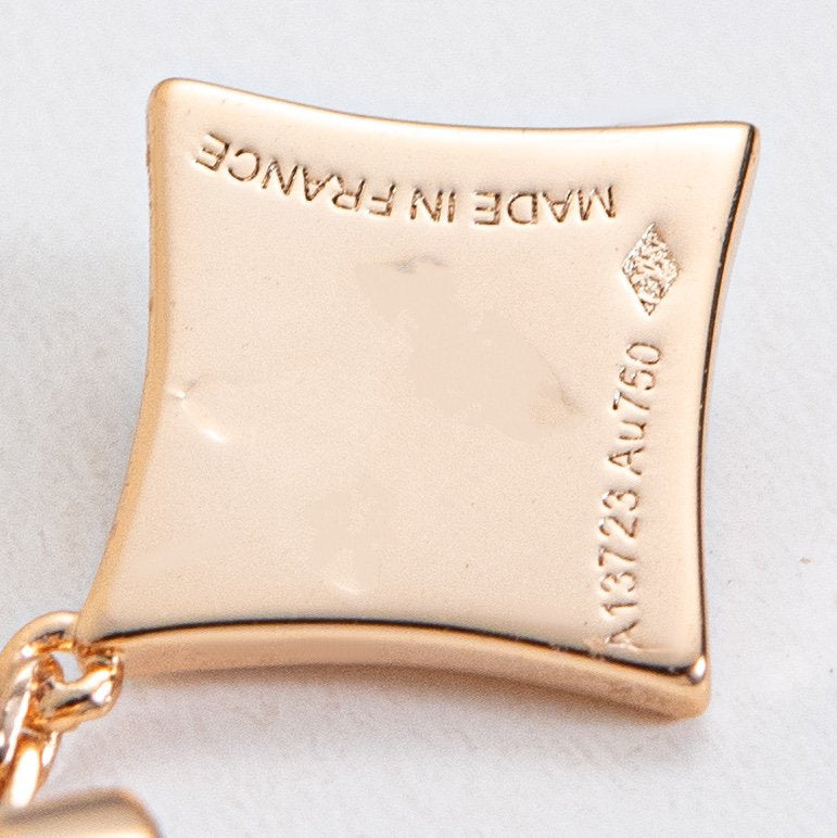 [BLUE TEARS]STAR DIAMONDS EARRINGS GOLD