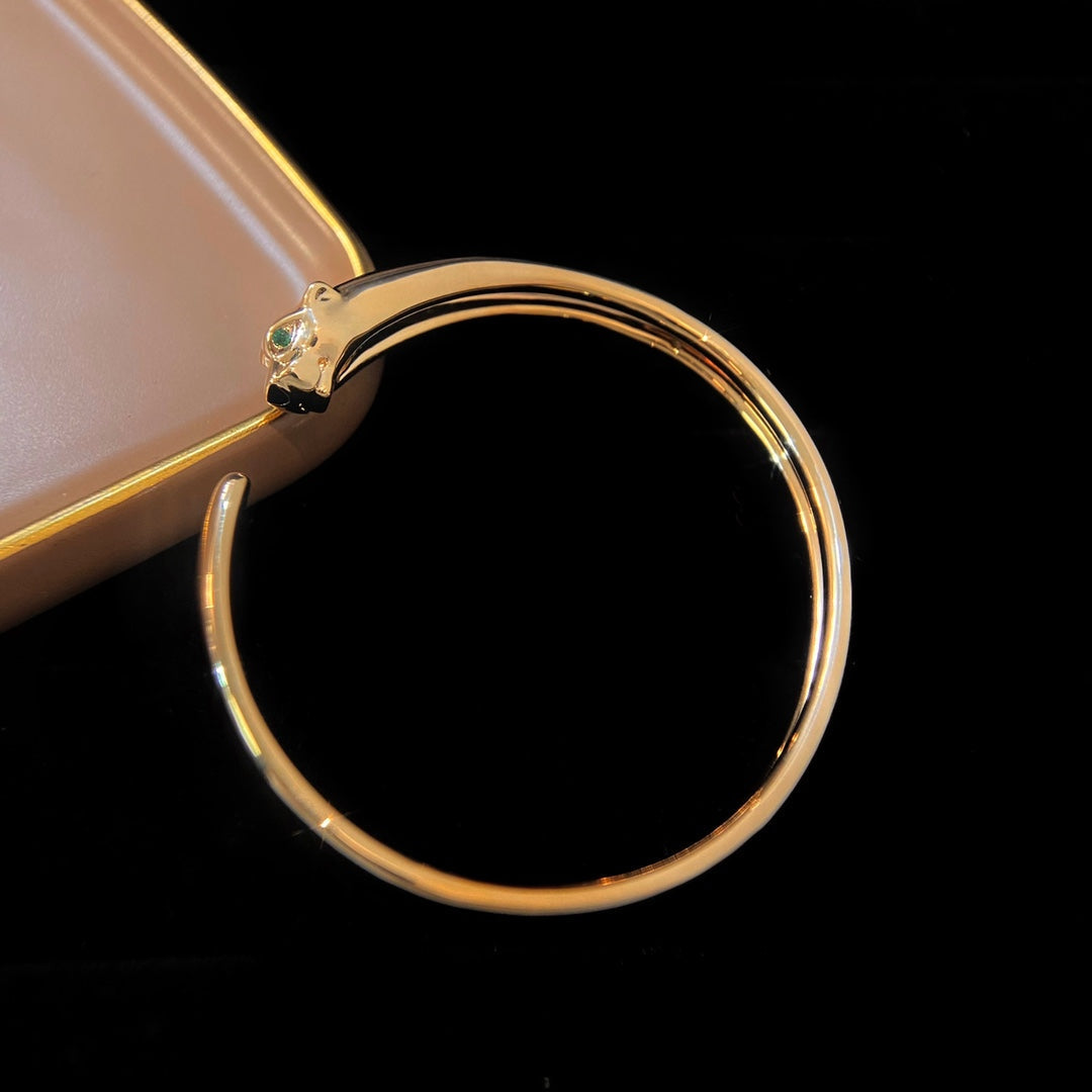 [BLUE TEARS]PANTHERE GOLD OPEN BRACELET