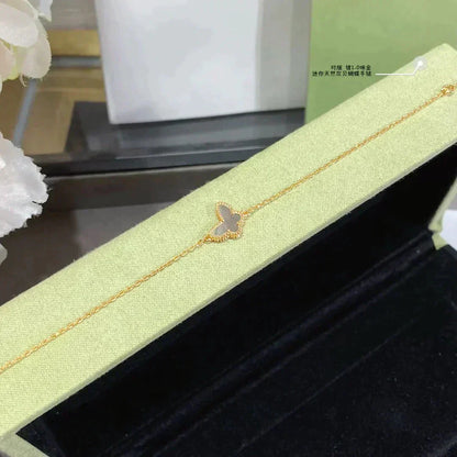 [BLUE TEARS]BUTTERFLY DARK MOP BUTTERFLY BRACELET