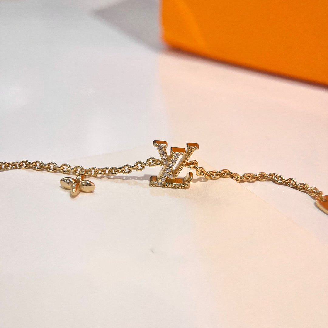 [BLUE TEARS]LOGO STAR MOTIF GOLD BRACELET
