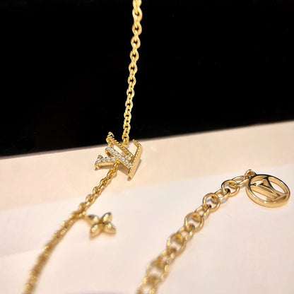 [BLUE TEARS]LOGO STAR MOTIF GOLD BRACELET