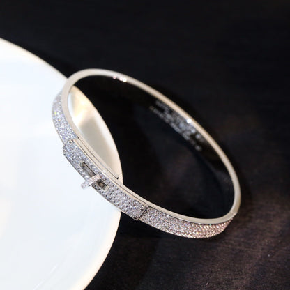 [BLUE TEARS]KELLY BRACELET DIAMOND PAVED