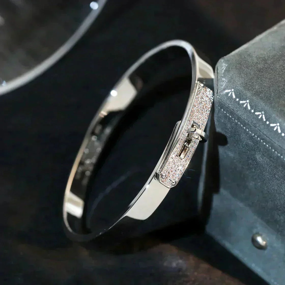 [BLUE TEARS]KELLY SILVER DIAMOND BRACELET