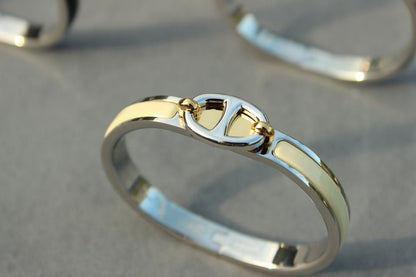 [BLUE TEARS]CLIC CHAINE SILVER BRACELET